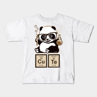 Chemistry Panda Discovered Cute Kids T-Shirt